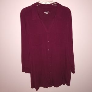 Pinkish-Purple Button Down Shirt